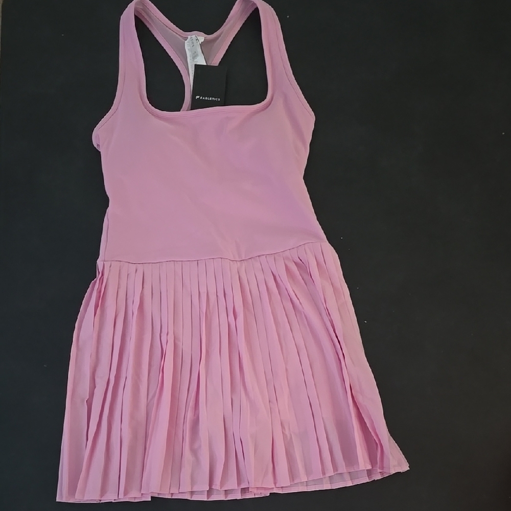 Pink Pleated Dress